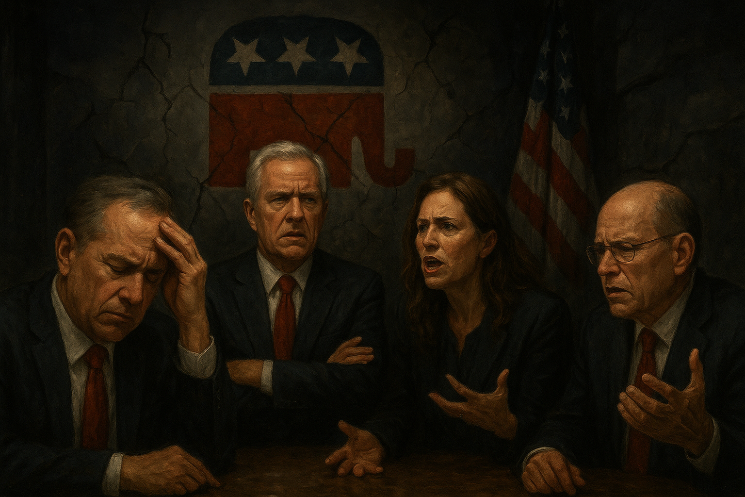 The Republican Squirm: Navigating Internal Turmoil