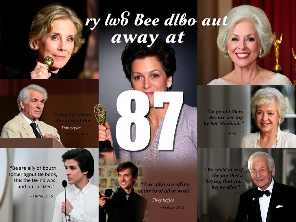 Beloved Icon Passes Away at 87: A Look Back at Their Life and Legacy
